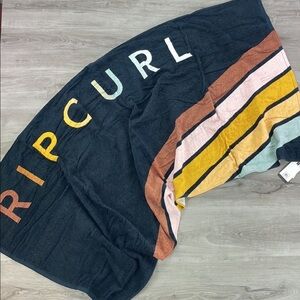 ☀️RIP CURL☀️ RETRO 70’s BEACH BOAT POOL COVER UP TOWEL BLANKET